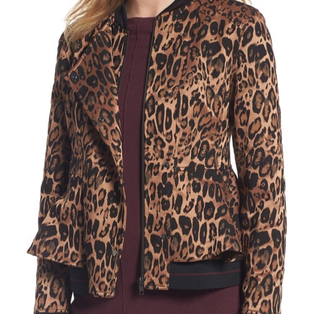 Leopard Bomber Jacket - Picture 3 of 7